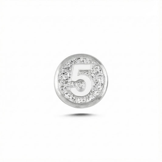 5 Rakamı Manyetik Charm