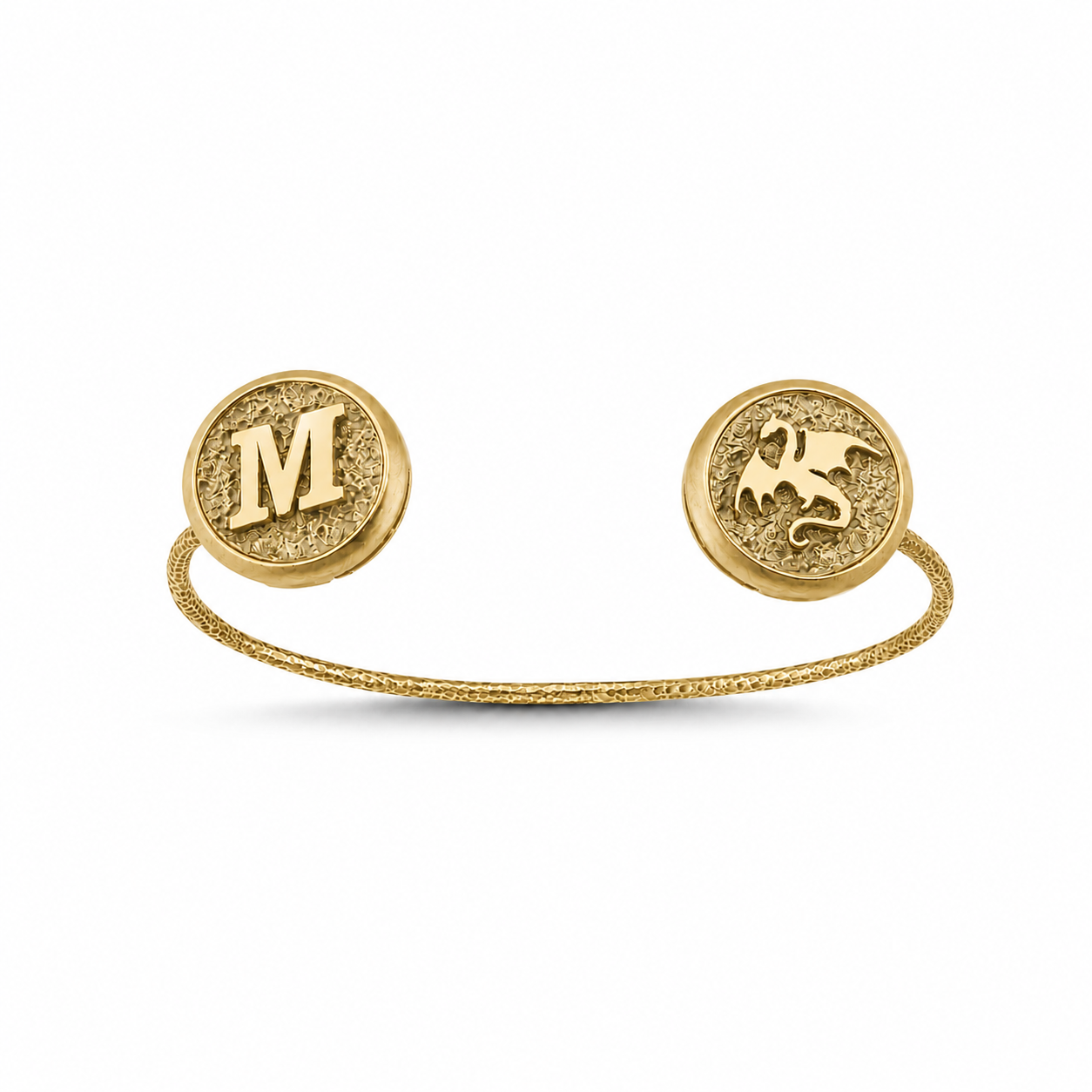 Embossed TwinCore Bracelet - Deliadore Modular Jewelry