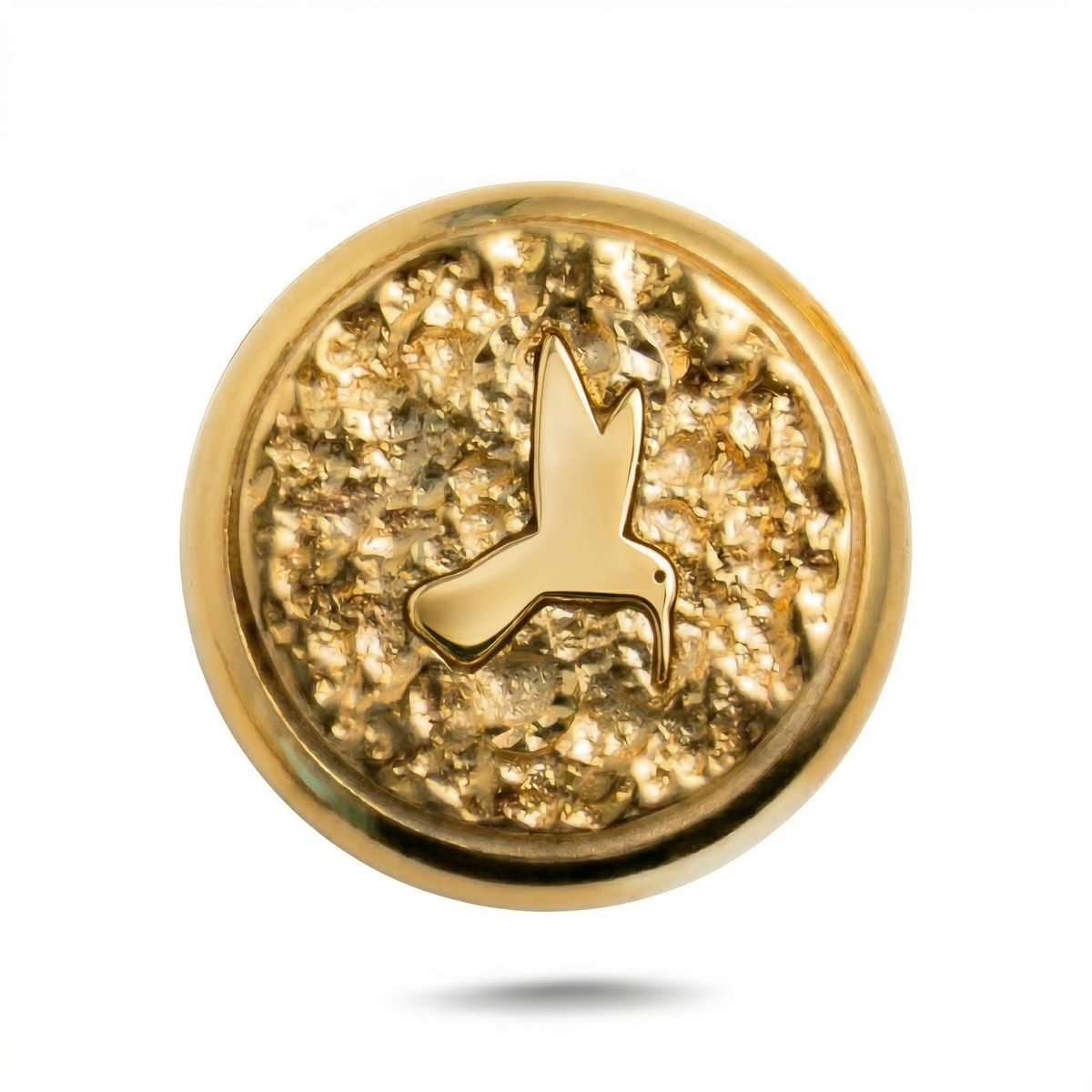 Sinek Kuşu Sembolü Manyetik Charm - Gold Silver