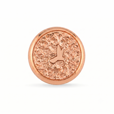 Sinek Kuşu Sembolü Manyetik Charm - Rose Silver
