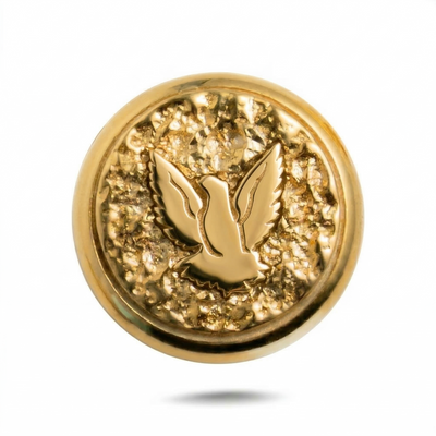 Phoenix Symbol Magnetic Charm - Gold Silver