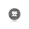 İkizler Burcu Sembolü 2 Manyetik Charm - Dark Silver
