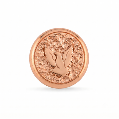 Anka Kuşu Sembolü Manyetik Charm - Rose Silver