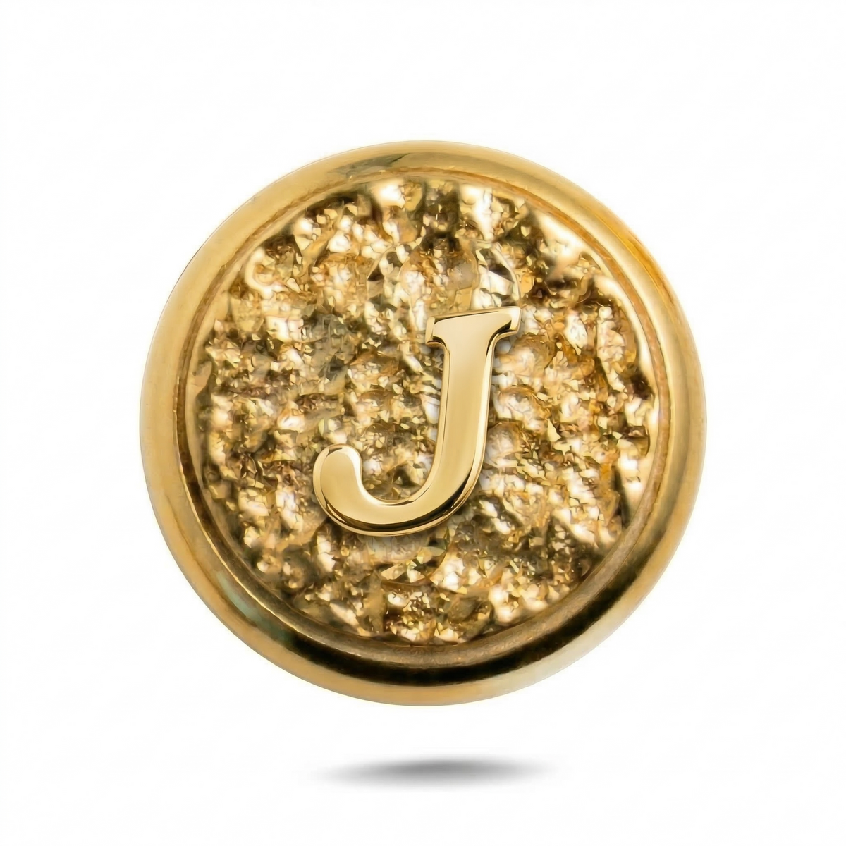 J Harfi Manyetik Charm - Gold Silver