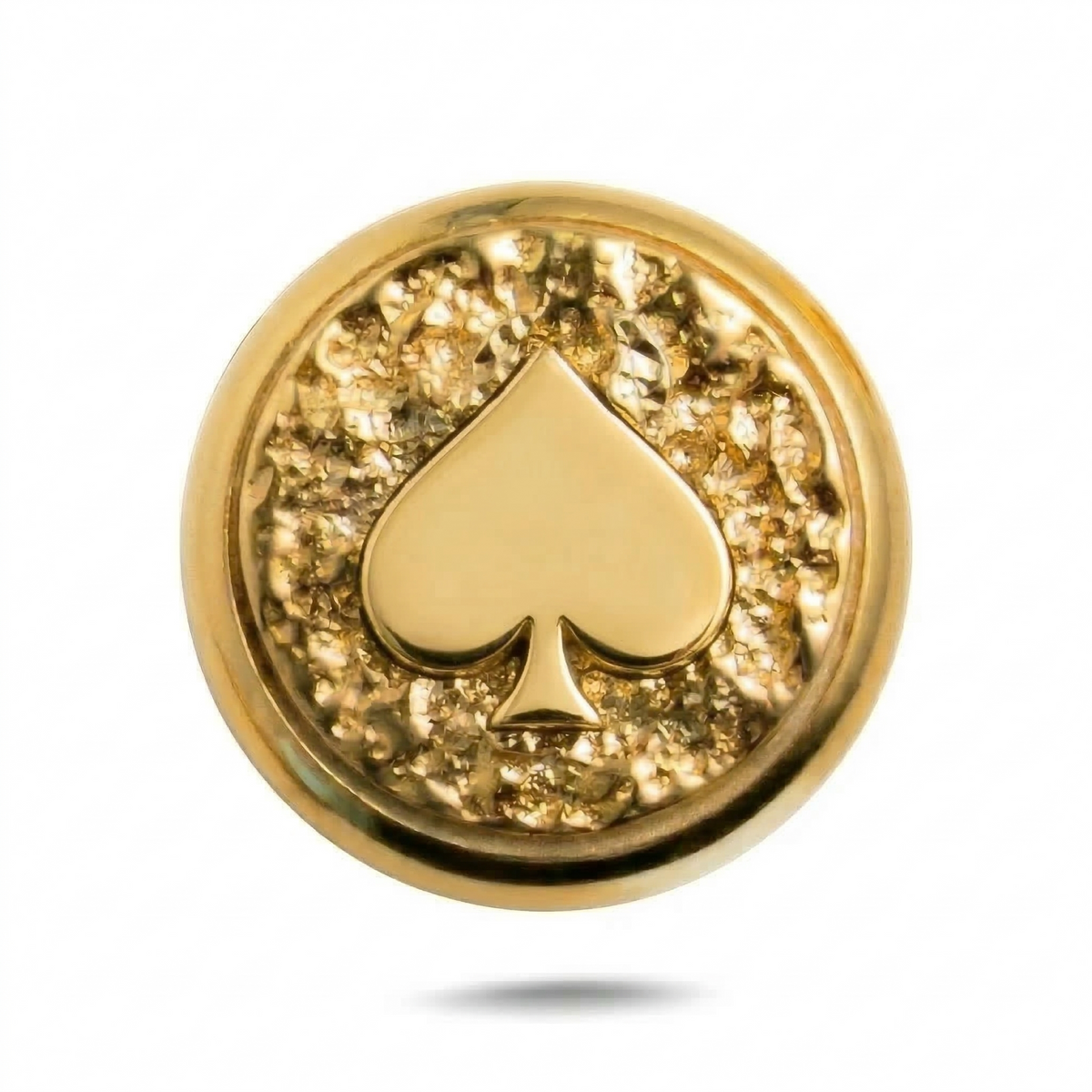 Maça Sembolü Manyetik Charm - Gold Silver
