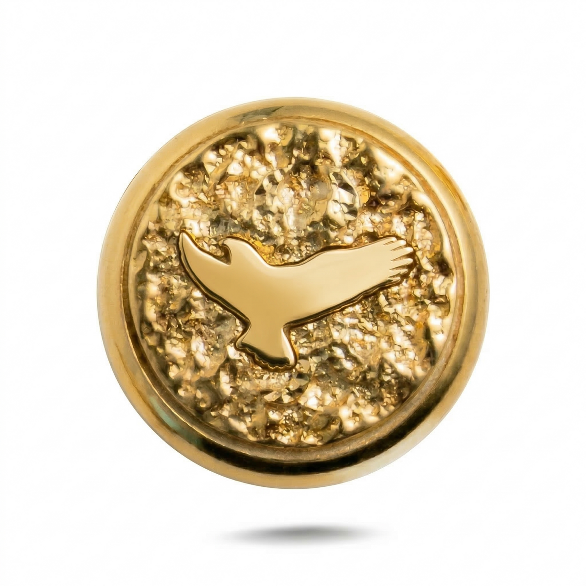 Kartal Sembolü 1 Manyetik Charm - Gold Silver