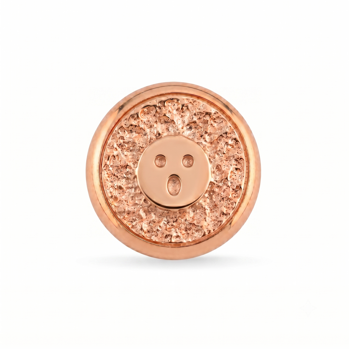 Şok Sembolü Manyetik Charm - Rose Silver