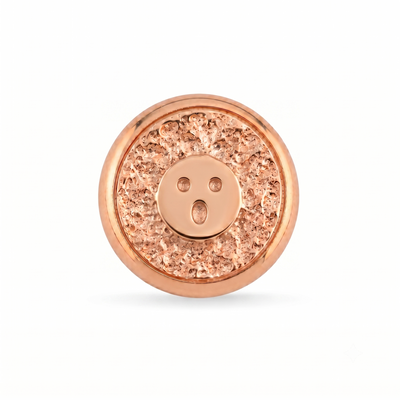 Şok Sembolü Manyetik Charm - Rose silver