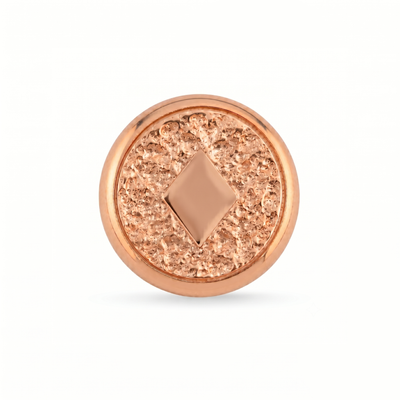 Elmas Sembolü Manyetik Charm - Rose Silver