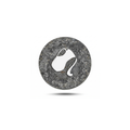 Kova Burcu Sembolü 2 Manyetik Charm - Dark Silver