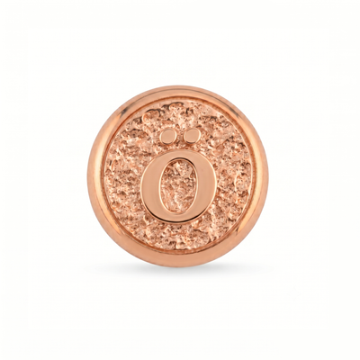 Ö Harfi Manyetik Charm - Rose Silver