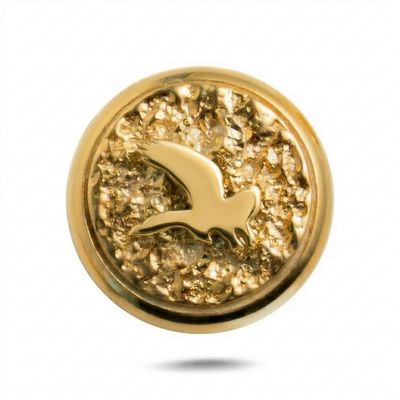 Eagle Symbol No. 3 Magnetic Charm - Gold Silver