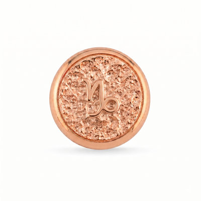 Oğlak Burcu Sembolü Manyetik Charm - Rose Silver