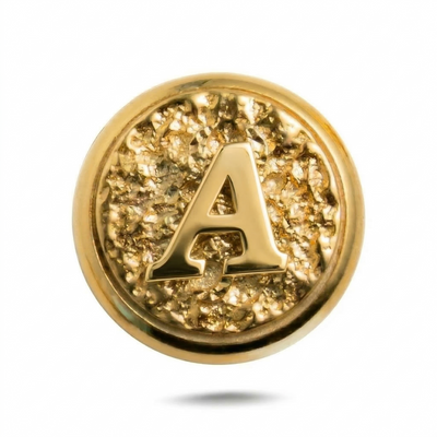 A Letter Magnetic Charm - Gold Silver