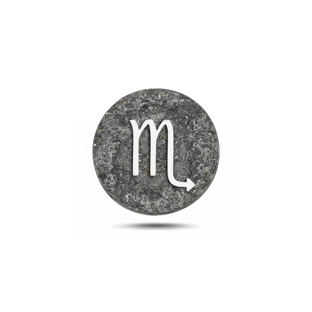 Akrep Burcu Sembolü Manyetik Charm - Dark Silver