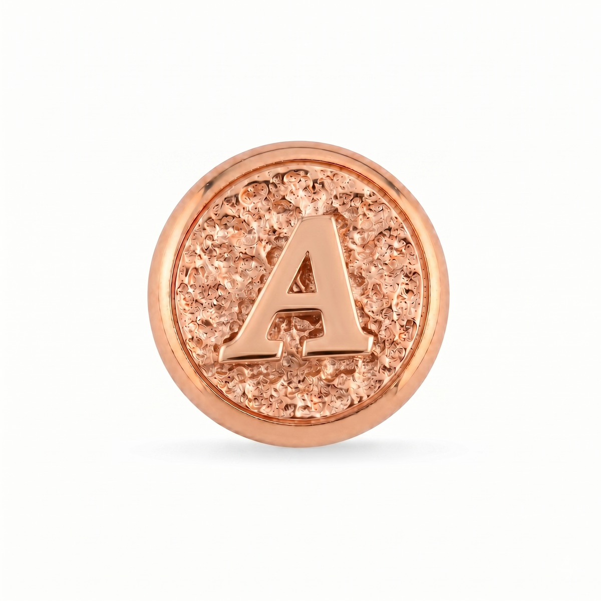 A Harfi Manyetik Charm - Rose Silver