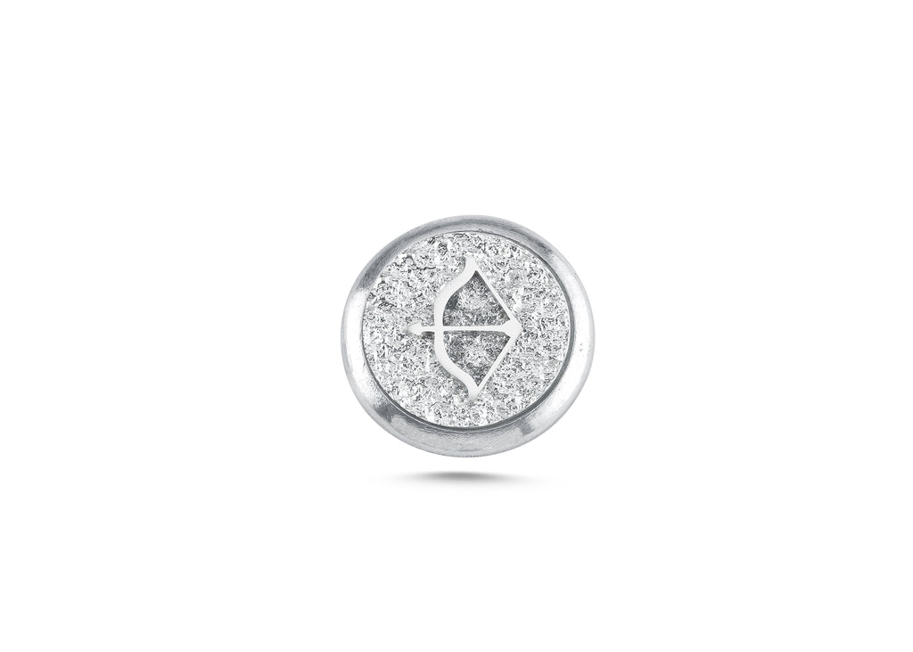Yay Burcu Sembolü 2 Manyetik Charm - Light Silver