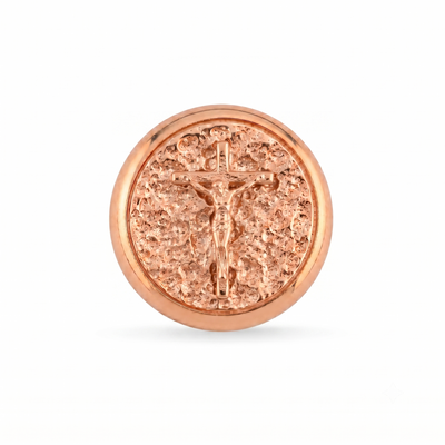 İsa Sembolü Manyetik Charm - Rose Silver