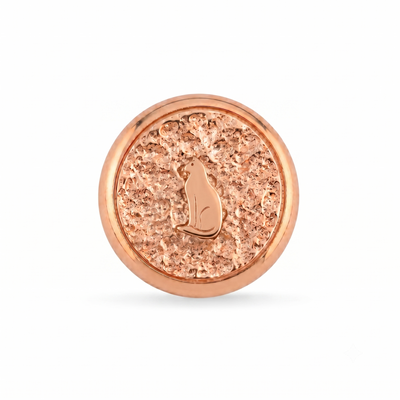 Kedi Sembolü 4 Manyetik Charm - Rose Silver