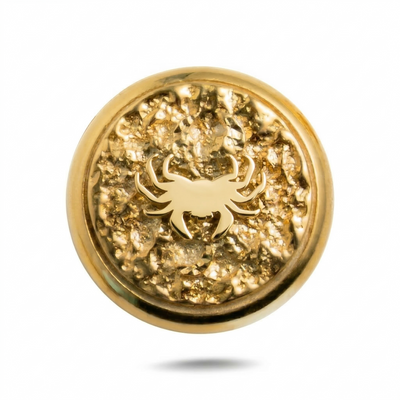 Cancer Zodiac Animal Magnetic Charm - Gold Silver