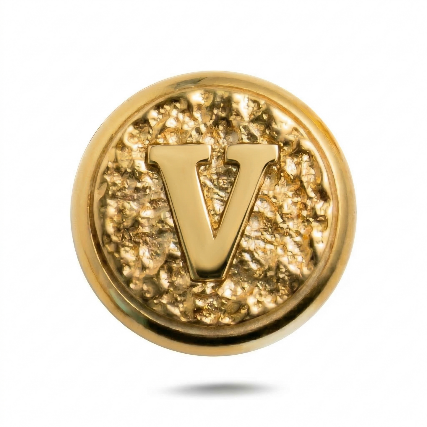 V Letter Magnetic Charm