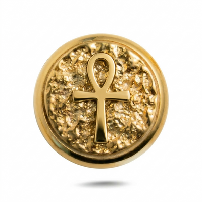 Ankh Symbol Magnetic Charm - Gold Silver