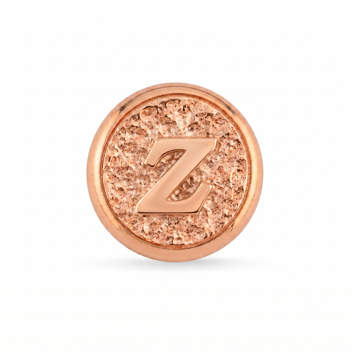 Z Harfi Manyetik Charm - Rose Silver