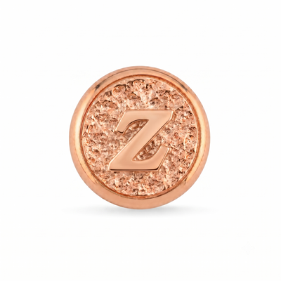 Z Harfi Manyetik Charm - Rose Silver