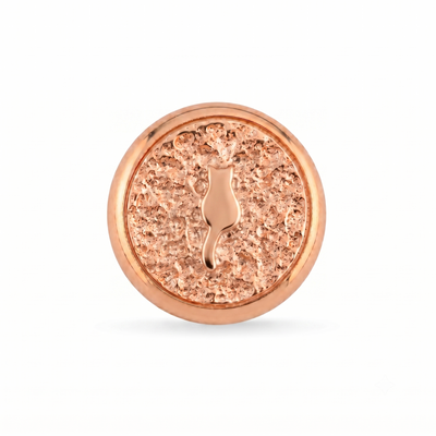 Kedi Sembolü 3 Manyetik Charm - Rose Silver