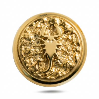 Scorpio Zodiac Animal Charm - Gold Silver