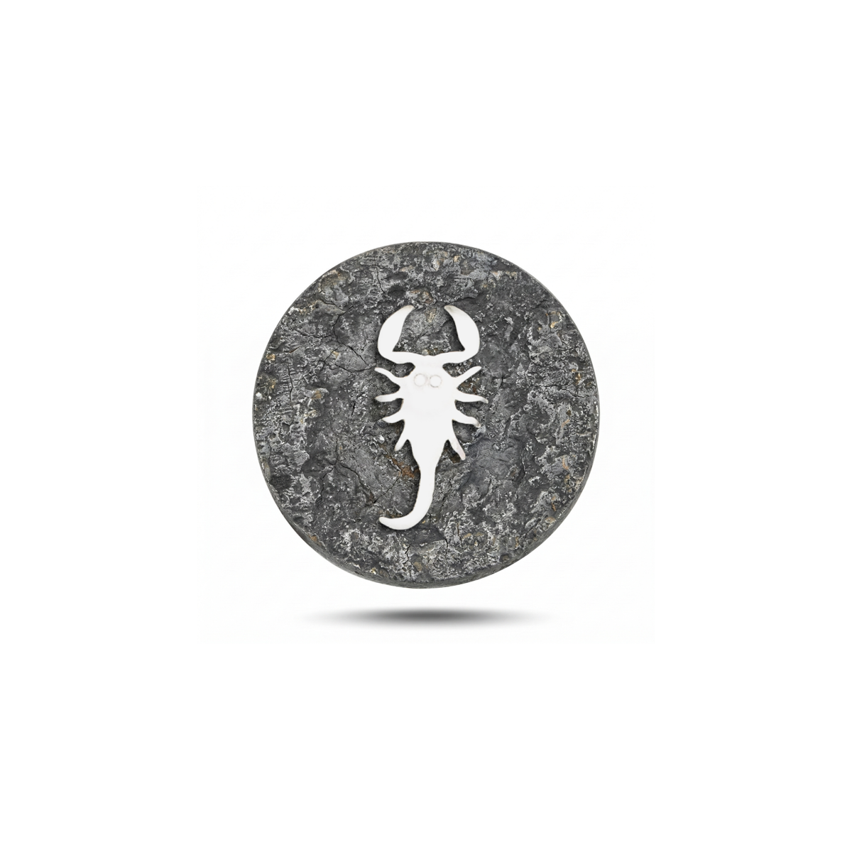 Akrep Burcu Hayvanı Manyetik Charm - Dark Silver