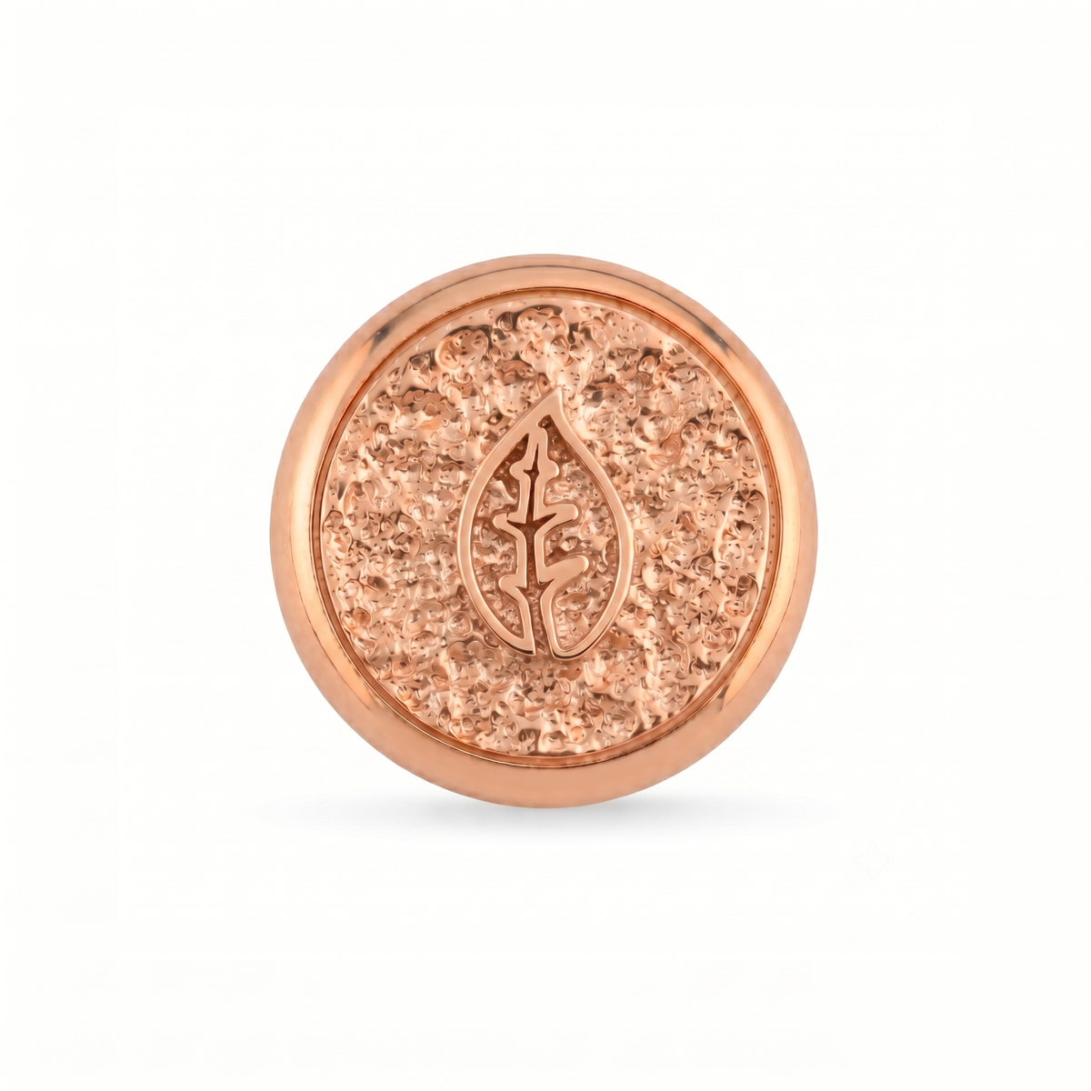 Toprak Elementi Sembolü Manyetik Charm - Rose Silver