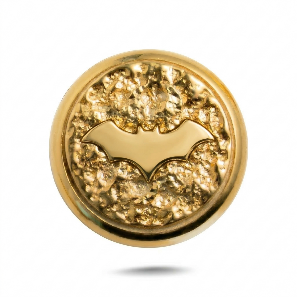 Yarasa Sembolü Manyetik Charm - Gold Silver