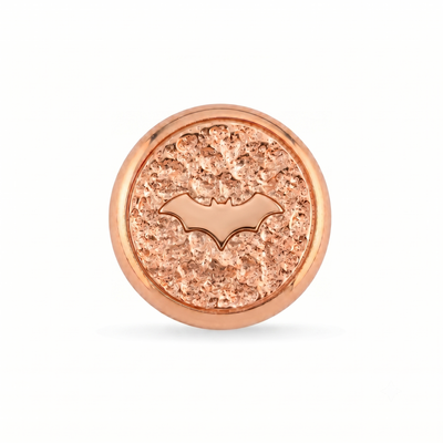 Yarasa Sembolü Manyetik Charm - Rose Silver