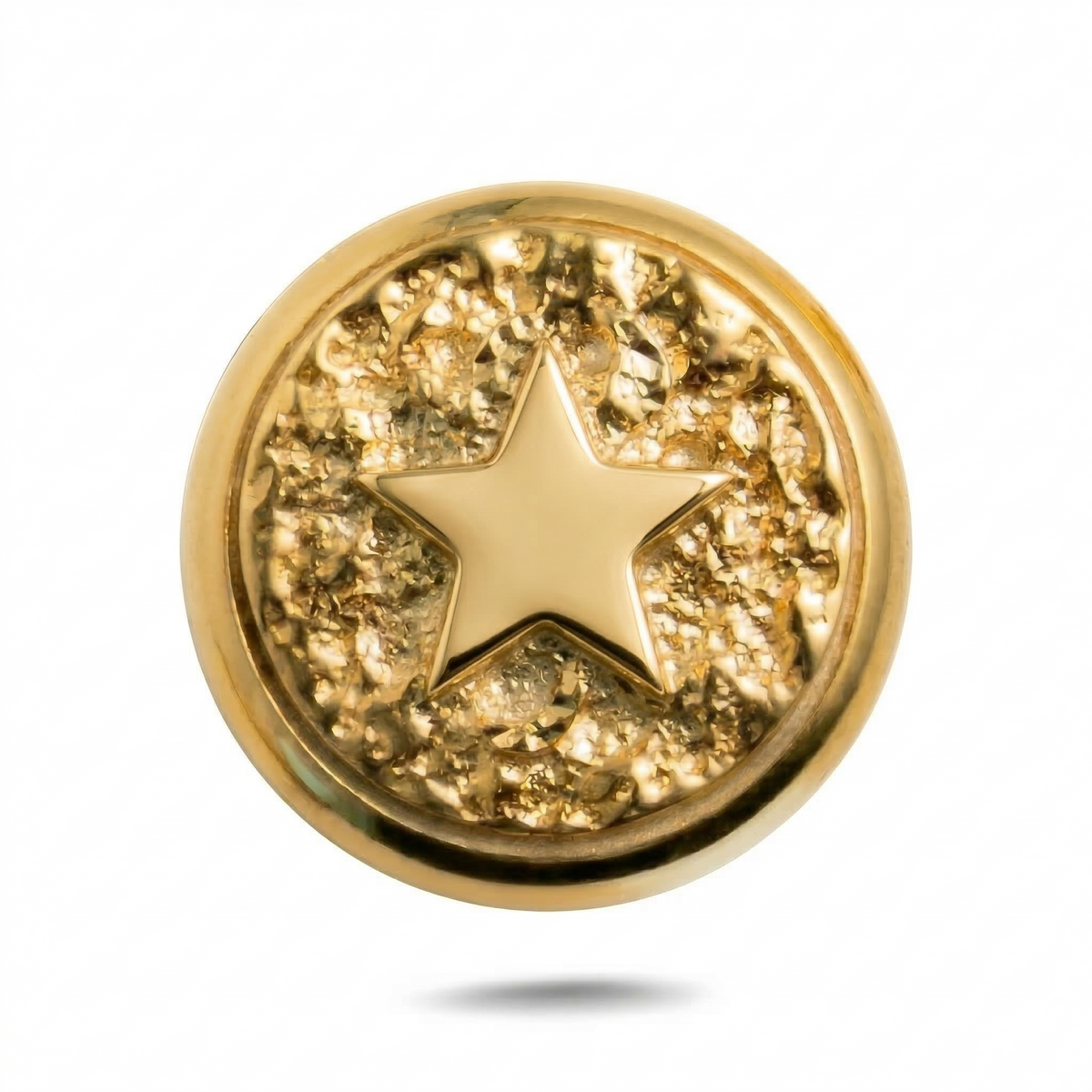 Yıldız Sembolü Manyetik Charm - Gold Silver