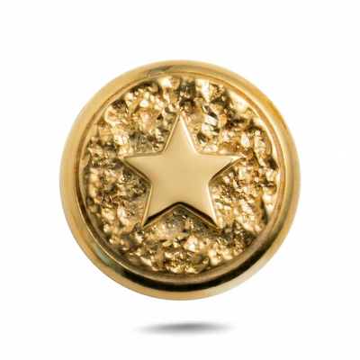 Star Symbol Magnetic Charm - Gold Silver