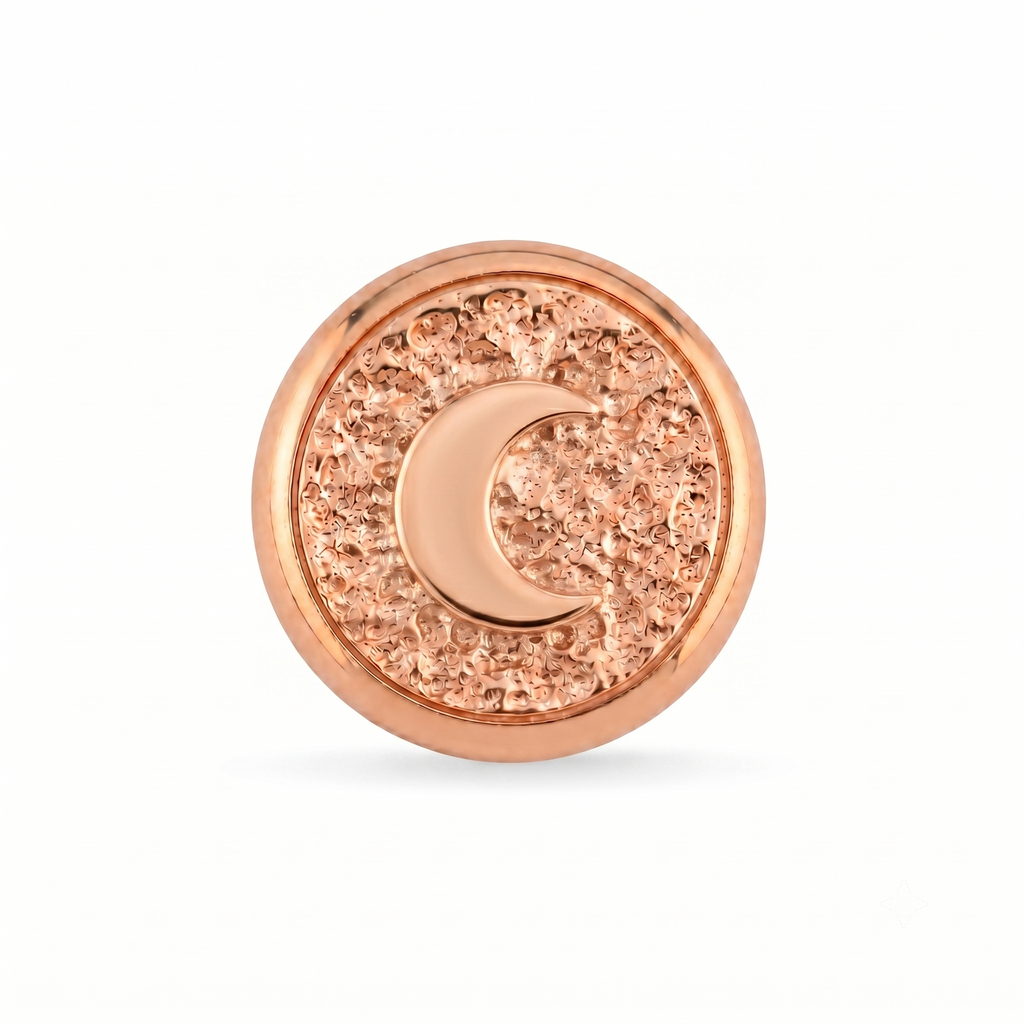 Hilal Sembolü Manyetik Charm - Rose Silver