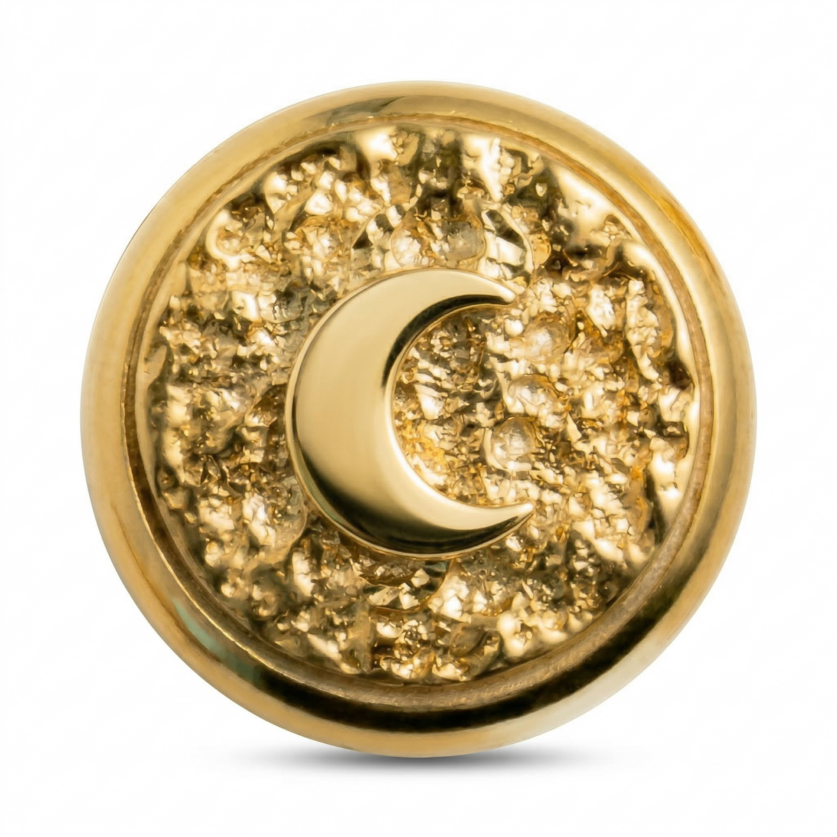 Hilal Sembolü Manyetik Charm - Gold Silver