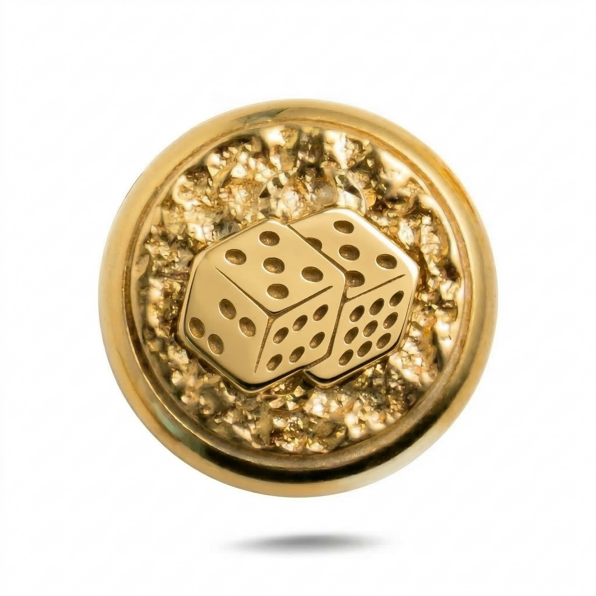 Zar Sembolü Manyetik Charm - Gold Silver