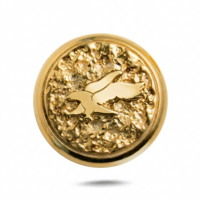 Eagle Symbol No. 2 Magnetic Charm - Gold Silver