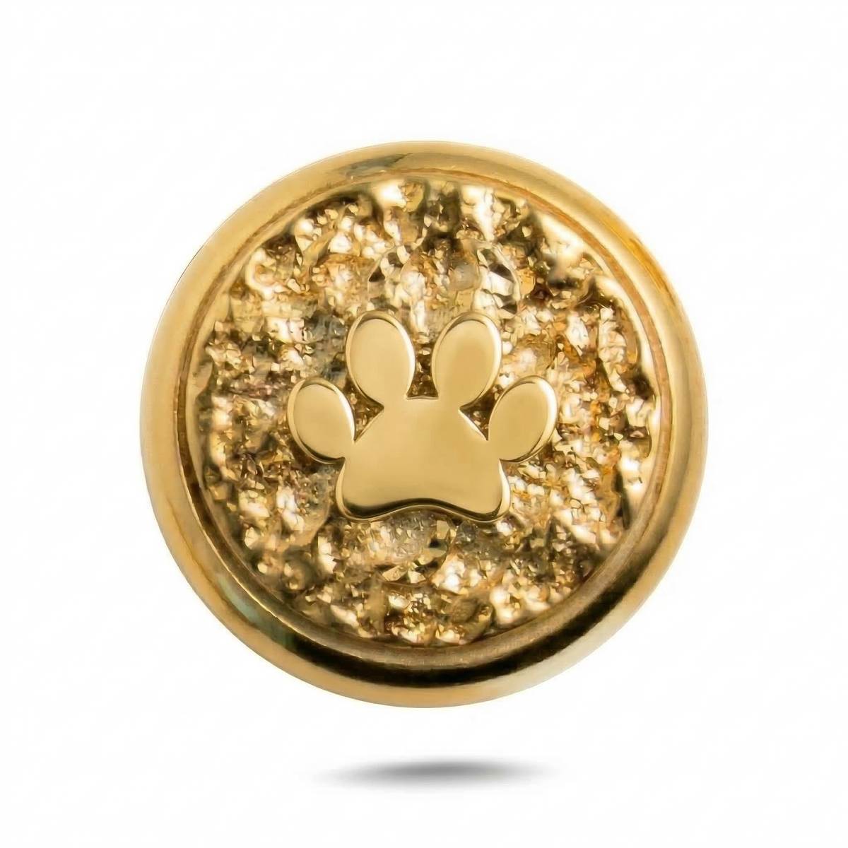 Kedi Pati Sembolü Manyetik Charm - Gold Silver