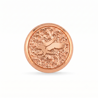 Kartal Sembolü 2 Manyetik Charm - Rose Silver