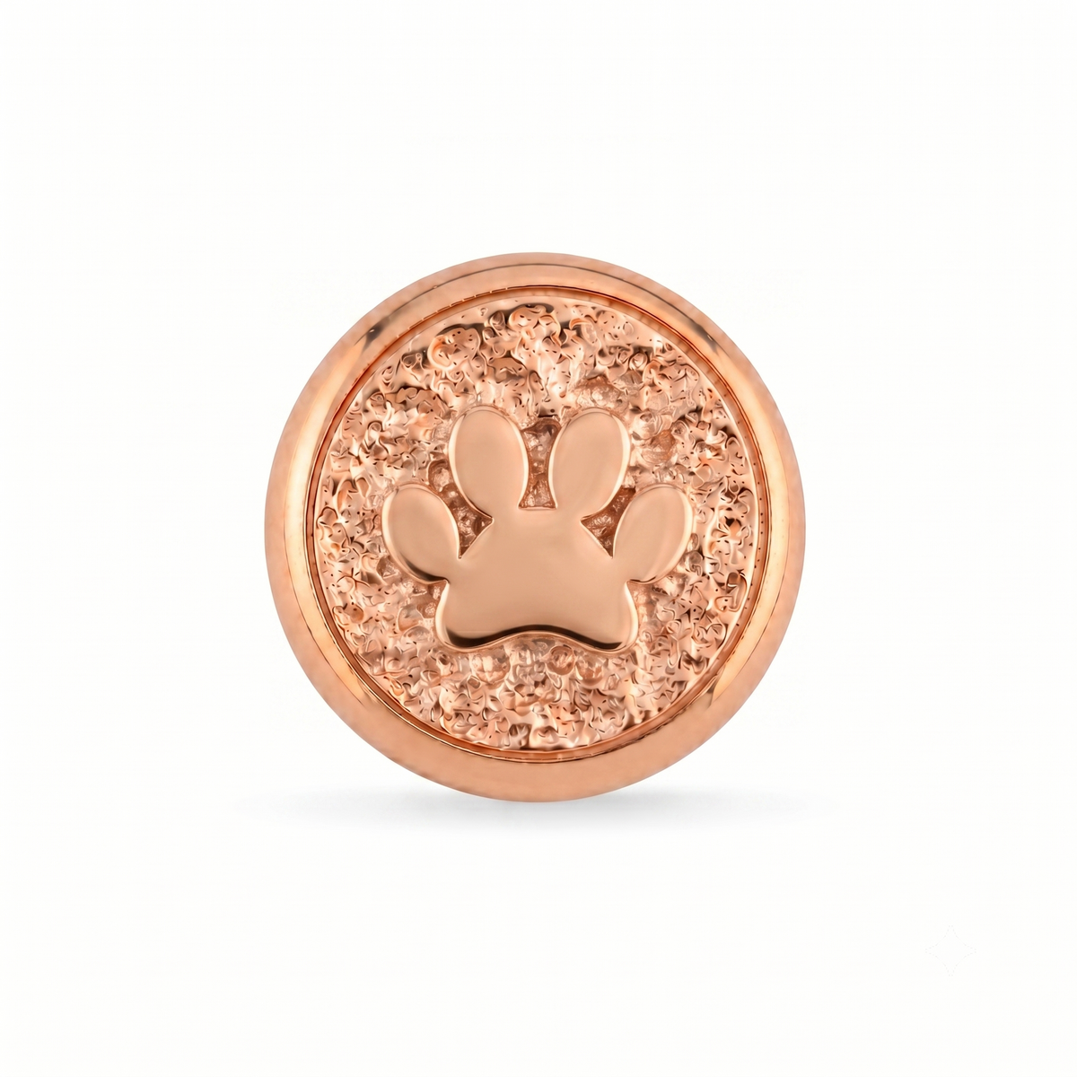 Kedi Pati Sembolü Manyetik Charm - Rose Silver