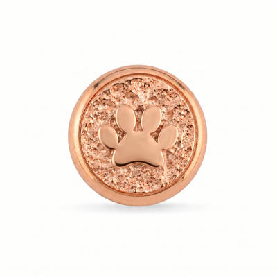 Kedi Pati Sembolü Manyetik Charm - Rose Silver