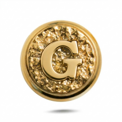 G Letter Magnetic Charm - Gold Silver