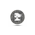 Başak Burcu Sembolü 2 Manyetik Charm - Dark Silver