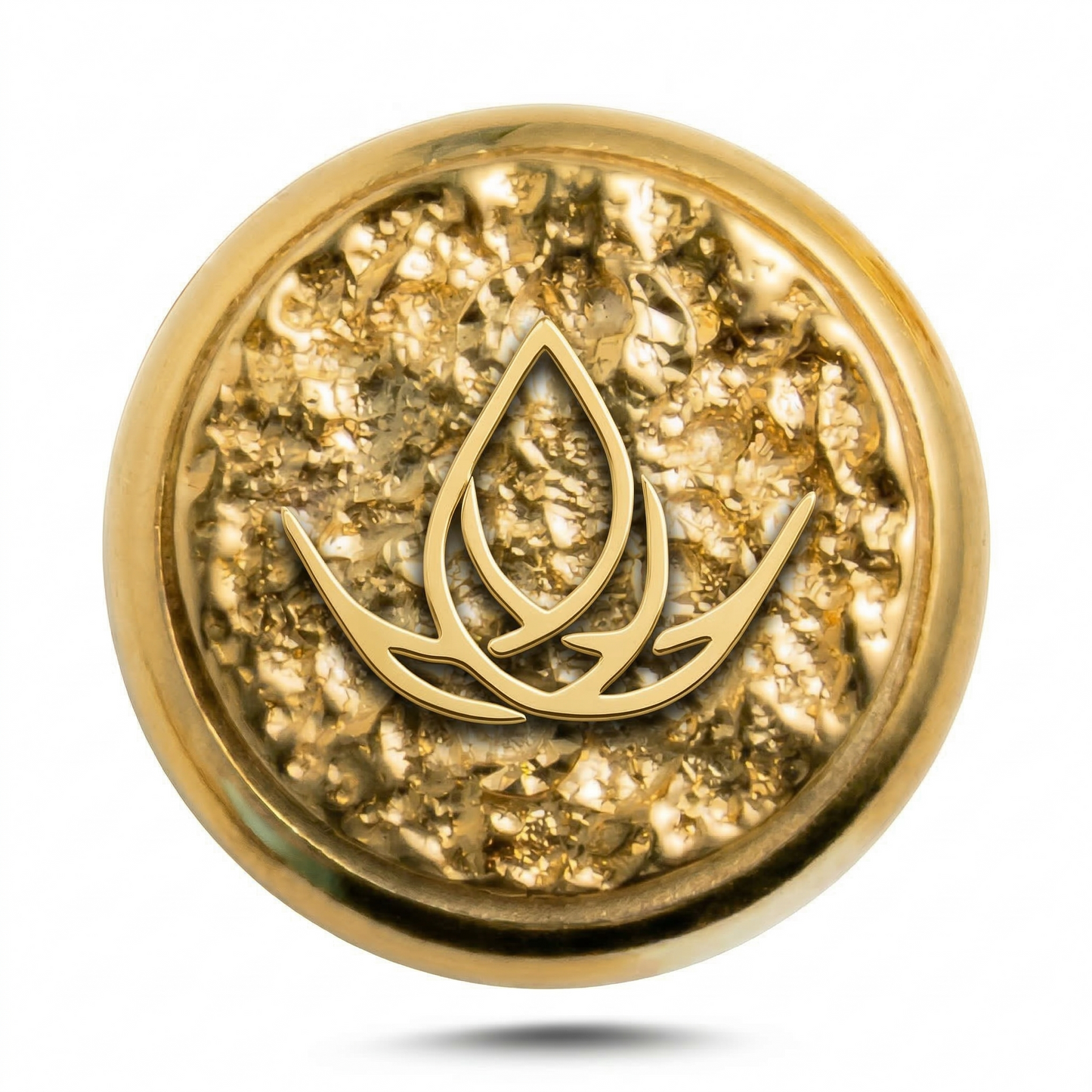Lotus Symbol Magnetic Charm - Aura