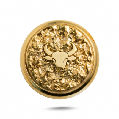 Taurus Zodiac Animal Magnetic Charm - Gold Silver