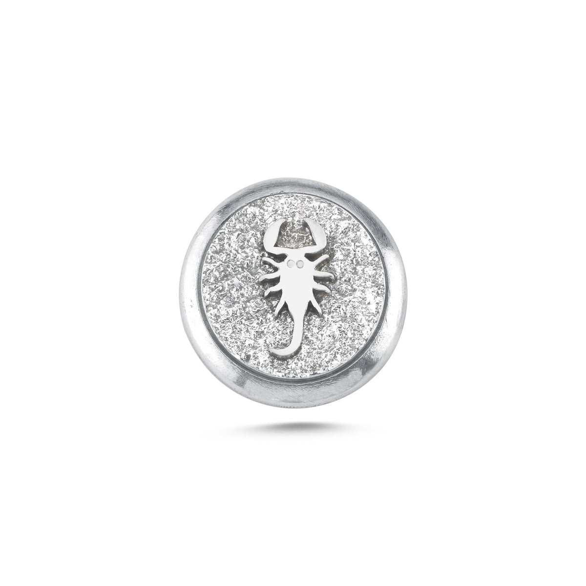 Akrep Burcu Hayvanı Manyetik Charm - Light Silver