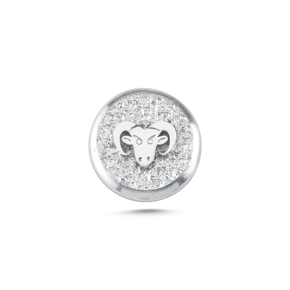 Koç Burcu Hayvanı Manyetik Charm - Light Silver